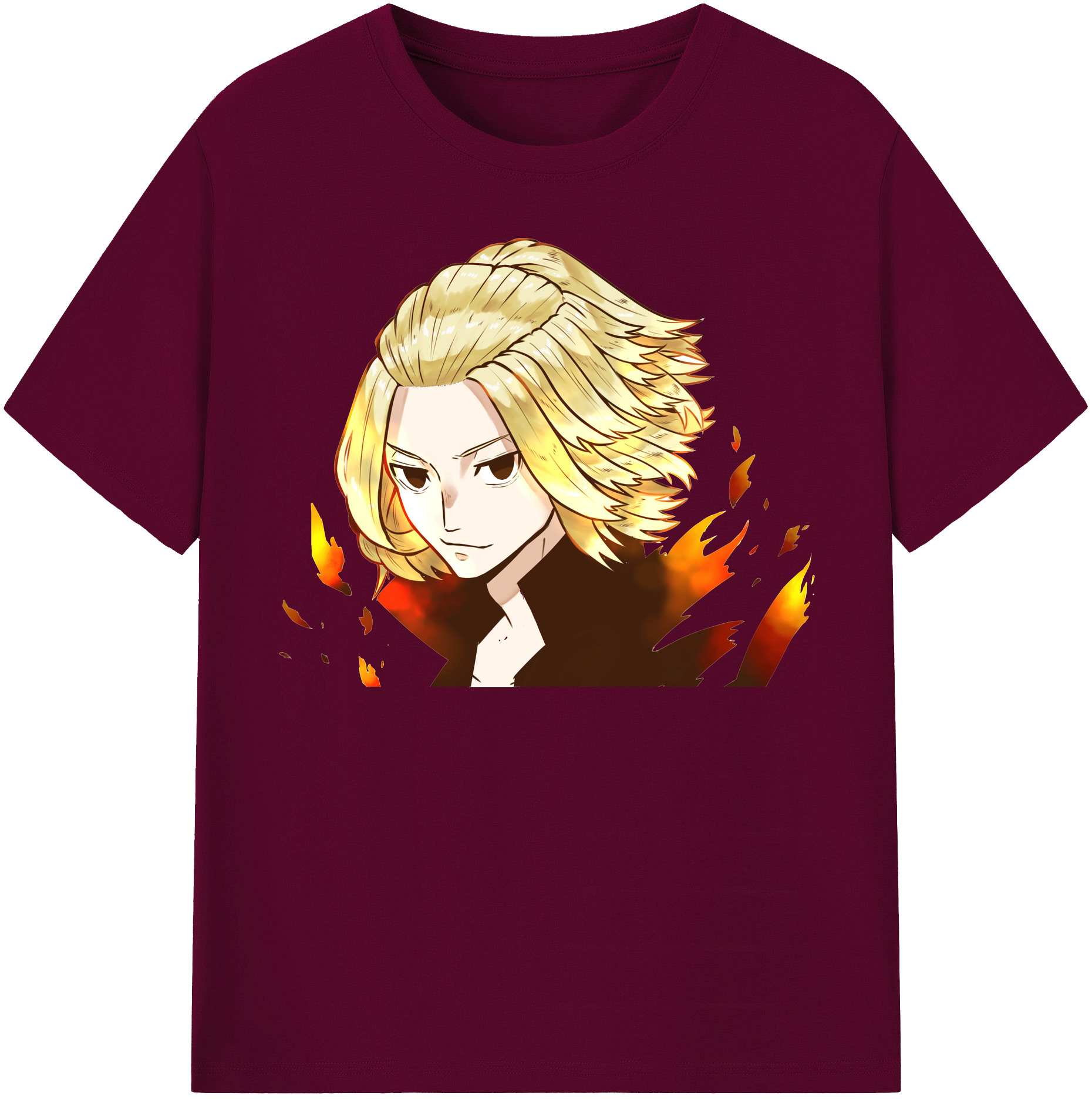（画像用） 東京リベンジャーズ Tokyo Revengers レディースカジュアルプリントTシャツ（綿100％）